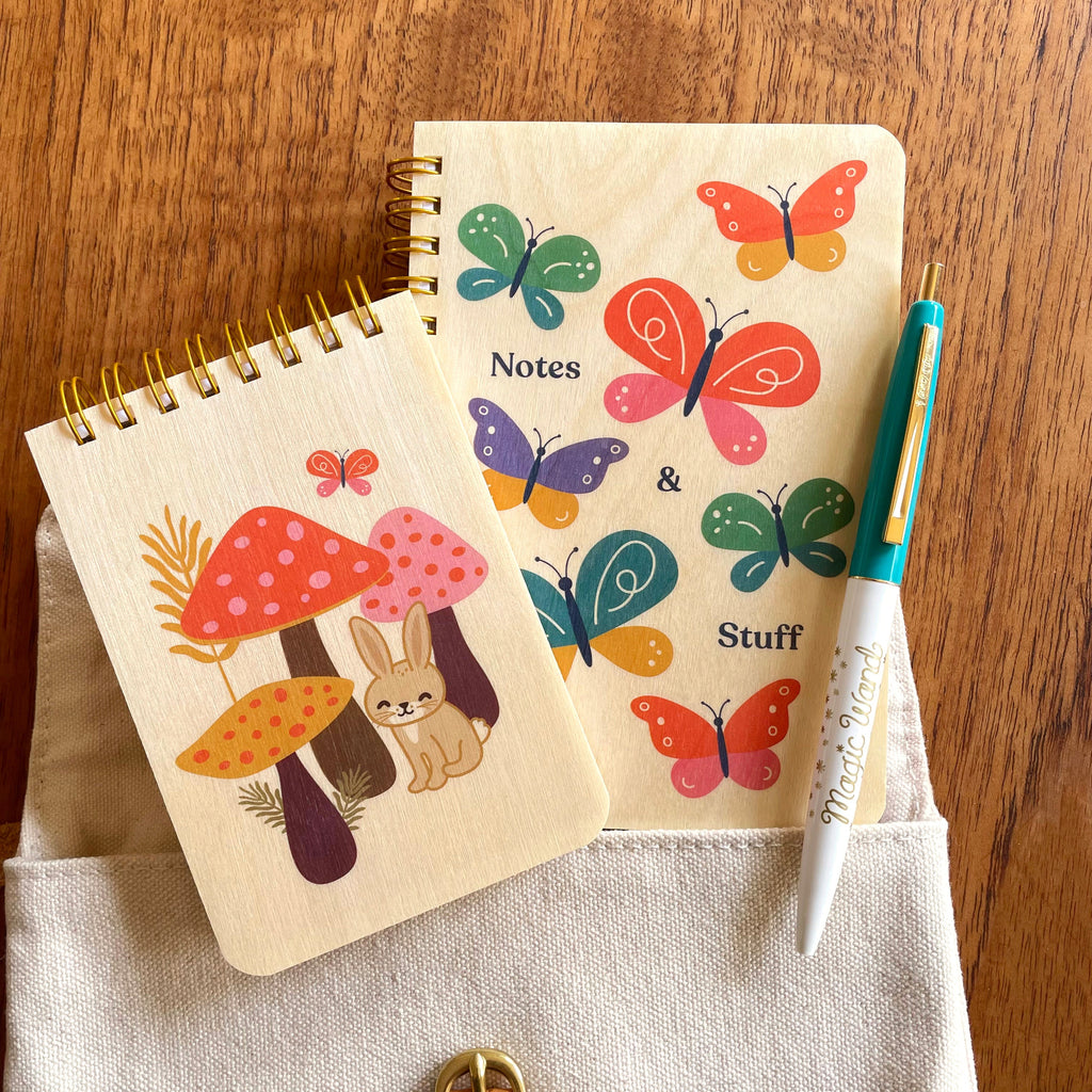 Rabbit Wood Mini Notepad