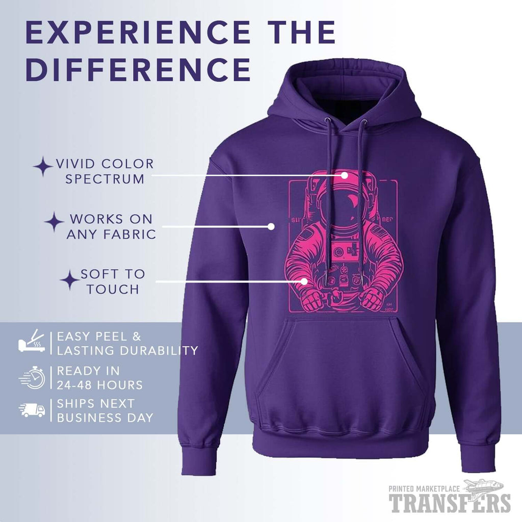 Neck Label Transfers | Ready to Press | Printed Marketplace Transfers