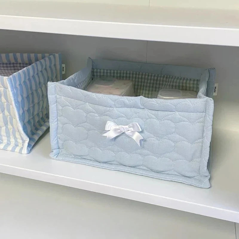Kawaii Cottagecore Fabric Storage Box