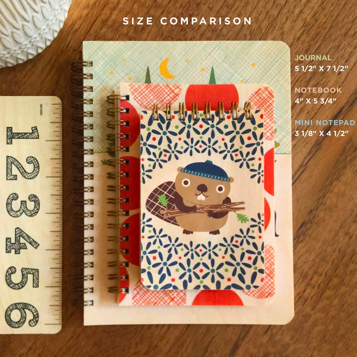 Rabbit Wood Mini Notepad