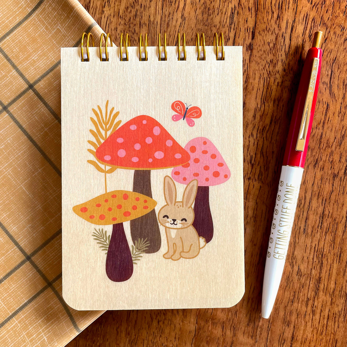 Rabbit Wood Mini Notepad